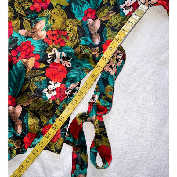 Floral Women's Robe - Multicolor - Picture 13 of 16